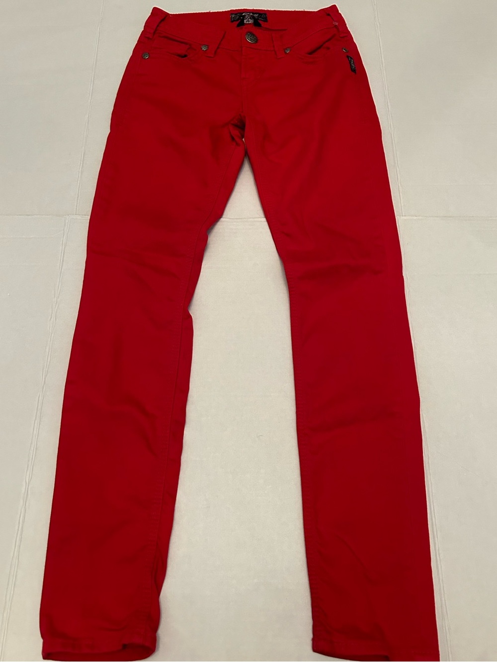 Vintage Silver Red Jeans